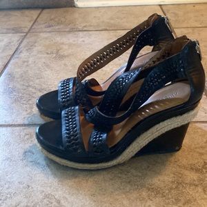Antonio Melani Size 9.5 wedge heel sandal